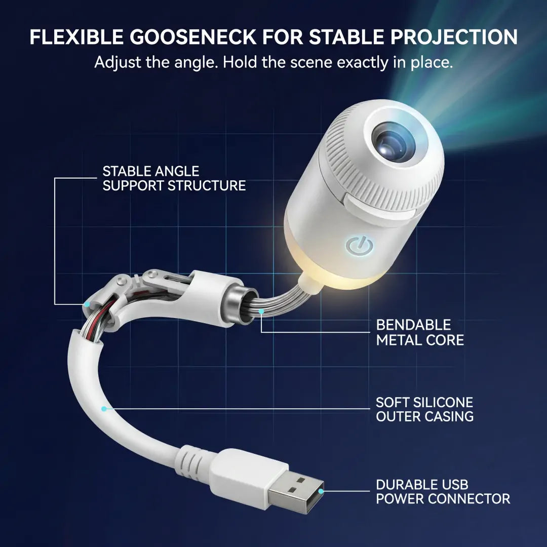 Comaguo® Night Light Projector - Smart Holographic Star Projector
