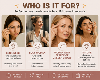 🥳2026 HOT SALE🥳💞50K+ SOLD!🖌️✨ 50% OFF! Instant Adjustable Eyebrow Stamp – Two‑color brow powder, waterproof & smudge‑proof. Natural, full brows in seconds! 💕🎀